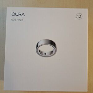 OURA Ring 4 Silver Size 10